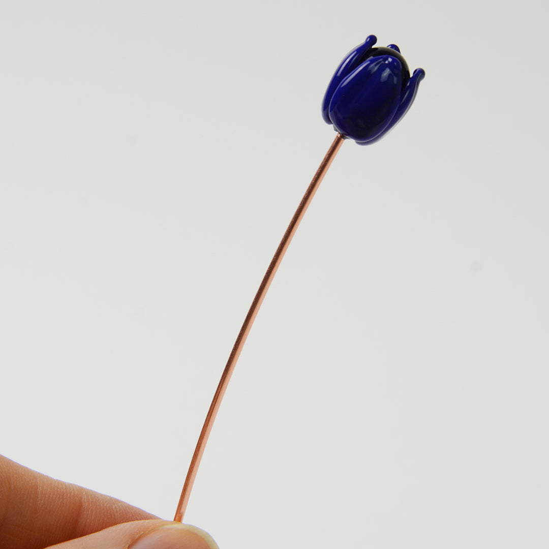 Navy Tulip, Single Stem