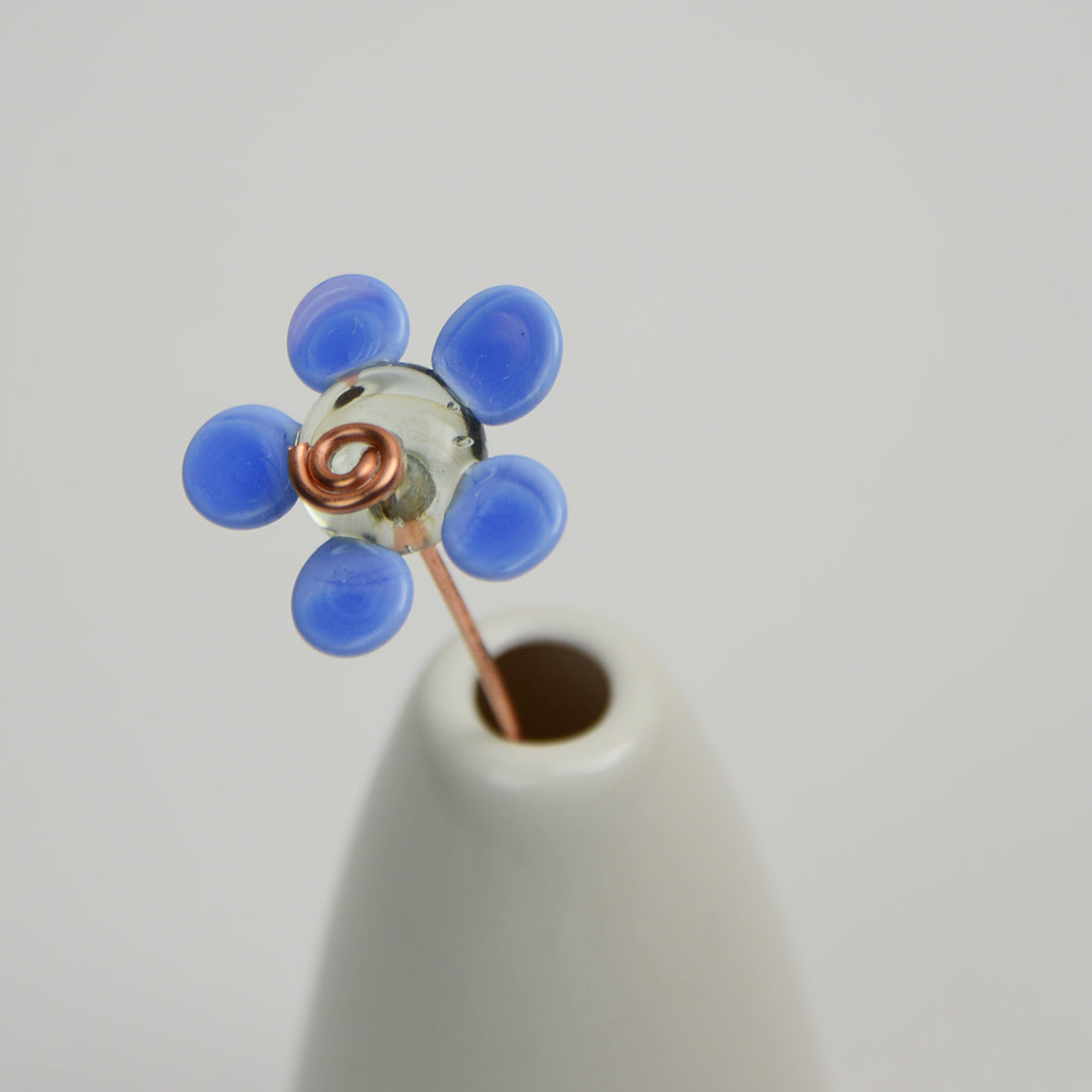 Periwinkle Daisy, Single Stem