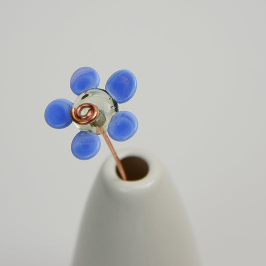 Periwinkle Daisy, Single Stem