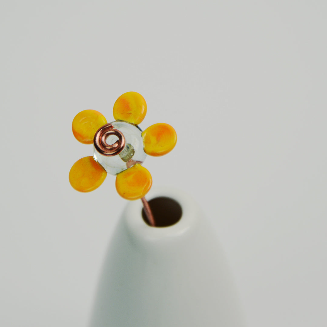 Warm Yellow Daisy, Single Stem