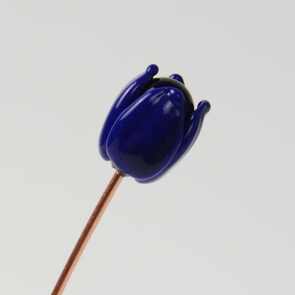 Navy Tulip, Single Stem