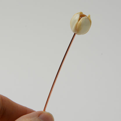 Ivory Tulip, Single Stem